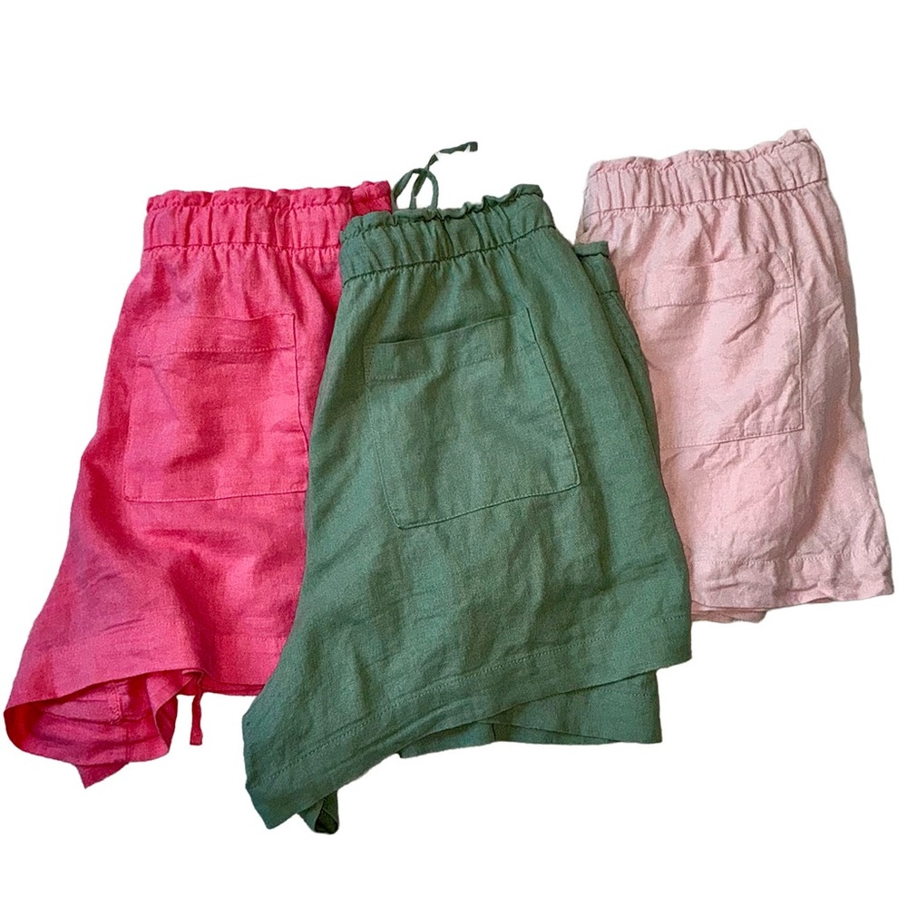 GAP Women's High Waist Shorts - Pink, Green, Light Pink
